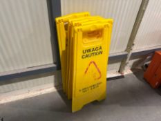5 Wet Floor Signs