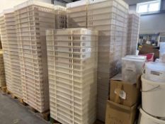 Pallet Of Approximately 70 White Product Trays