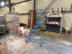 Blue Mobile Step Ladder
