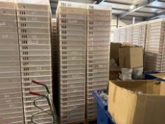 Pallet Of Approximately 70 White Product Trays