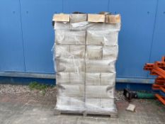 Pallet of Metal Gold Candle Tins