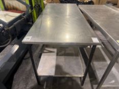 Stainless Steel Prep Table