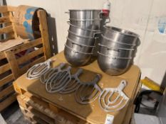 Assorted Plantery Mixing Bowls & Mixing Heads