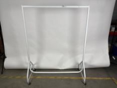 White Morplan Garment Rail