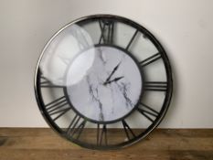 Round Wall With Marble Impression