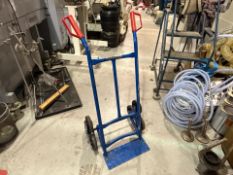 Blue Metal Sack Truck