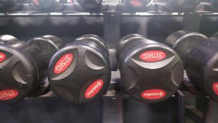 Pair of 37.5Kg BodyMax Dumbbells, No Reserve