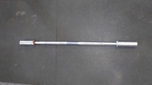 Standard Olympic Barbell 125cm, No Reserve