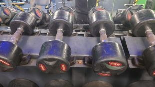 Pair of 12.5Kg BodyMax Dumbbells, No Reserve