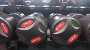 Pair of 45Kg BodyMax Dumbbells, No Reserve