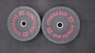 Fitness Bug 25kg Plates x 2, No Reserve