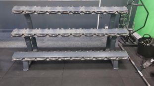 Three Tier Dumbbell Rack, No Reserve