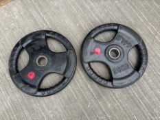 20kg Weight Plates x2, No Reserve