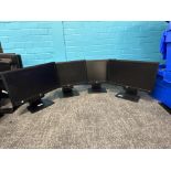 HP Compaq LA2006x Monitor x4