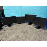HP EliteDisplay E201 Monitor x4