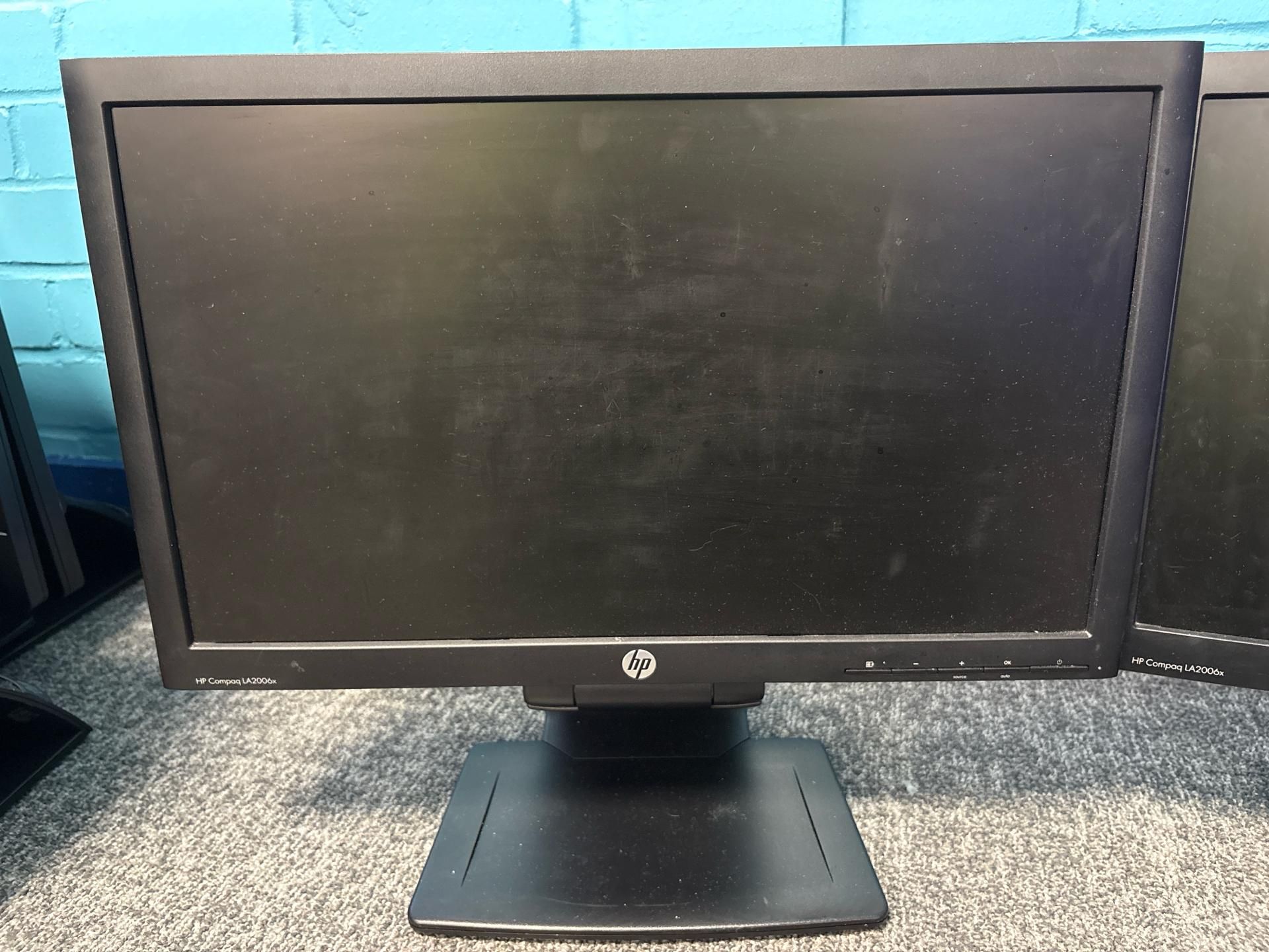 HP Compaq LA2006x Monitor x2 - Image 2 of 3