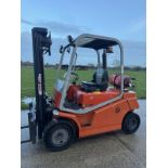 2003 BT Cargo 2.5 Tonne Gas Forklift, Container Spec, 4.5m Triple Container Spec Mast 16k Hours