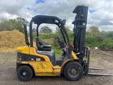 2005 Caterpillar 2.5 Tonne Diesel Forklift, 3144 Hours, 2740mm Lift Height, Side Shift