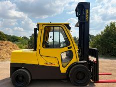 Hyster Fortens 5.5 Tonne Diesel Forklift Truck – 6650mm Lift, Side Shift, Full Cab (2016)