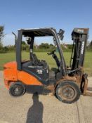 Doosan D35C-7 3.5 Tonne Diesel Forklift Truck, Container Spec, 2018, 7068 Hours
