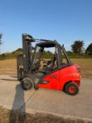 Linde H30D 3 Tonne Diesel Forklift Truck, Full Cab, 7,384 Hours