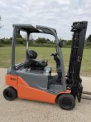 Toyota 1.6 Tonne Electric Forklift Truck, Container Spec, Triple Mast with Side Shift