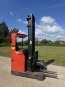 2007 BT RR B2 1.6 Tonne Electric Reach Truck, 7.5m Lift Height
