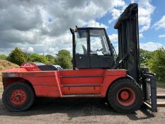 Linde 16 Tonne Diesel Forklift Truck, Side Shift, Fork Positioner, 3.7m Lift Height, 6390 Hours