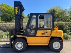 1989 Yale 7 Tonne Diesel Forklift, Full Cab, 4560mm Lift, 8569 Hours