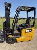 Caterpillar CAT EP14ANT 1.4 Tonne Electric Forklift, 3768 Hours, 2019, Side Shift