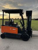 2017 Doosan B30N-7 3 Tonne 80V Electric Forklift Truck, 7906 Hours, Container Spec