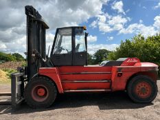 Linde H160 16 Tonne Diesel Forklift Truck, Side Shift & Fork Positioner, 6,390 Hours
