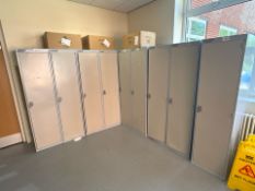 9 x Metal Lockers