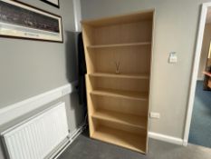 Wooden Bookshelf Unit
