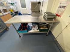 Stainless Steel Prep Table