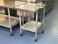EUK Stainless Steel Table With Can Opener
