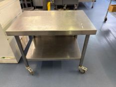 Stainless Steel Prep Table