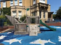 Wooden Pirate Ship Climbing Frame