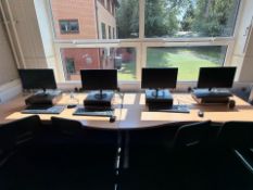 4 x HP EliteDesk With 4 x Samsung Monitors