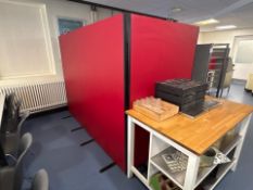Faux Leather Privacy Partitions