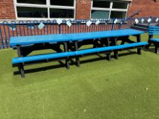 Outdoor Wooden Benches x3