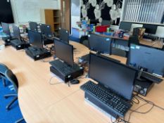4 x HP EliteDesk With 4 x Samsung Monitors