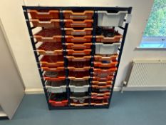 Science Lab Accessory Tray Unit With Accessories