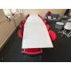Conference Table With 12 Red Chairs - Image 1 of 6