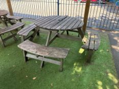 Wooden Picnic Bench
