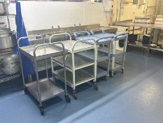 4x Catering Trolleys