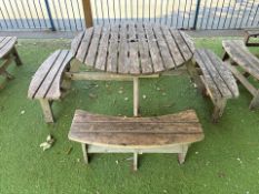 Wooden Picnic Bench