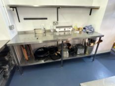 Stainless Steel Prep Table