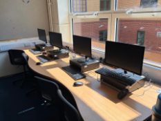 4 x HP EliteDesk With 4 x Samsung Monitors