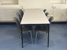 Canteen Table And 6 Chairs